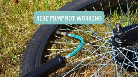 bike pump not working|bicycle pump nozzle closure kit.